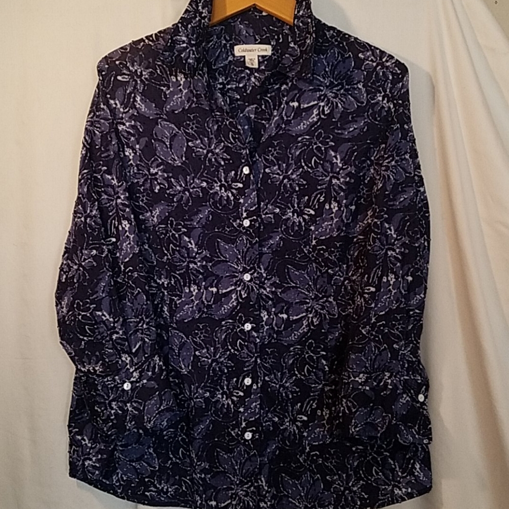 Coldwater Creek 3/4 sleeve blouse Size XL
